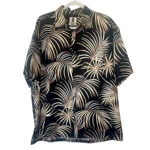 Tori Richard Men's Short Sleeve Hawaiian Tropical Cotton Dress Shirt Size XL